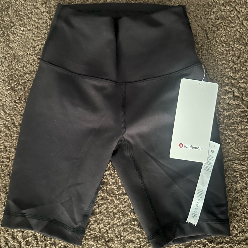 Lululemon Black High-Rise Shorts